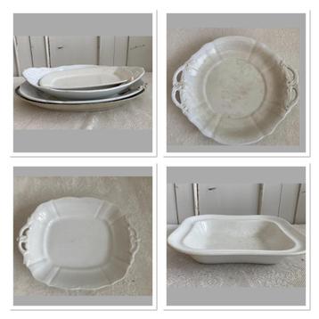 P. Regout / Grote & kleine schalen - serveerschalen beschikbaar voor biedingen