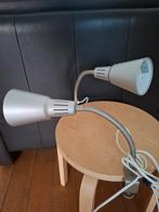 Ikea Kvart 2x klemspot zilverkleurig, Huis en Inrichting, Lampen | Spots, Ophalen of Verzenden, Gebruikt, Metaal of Aluminium