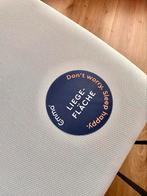 Stijlvol zwart metalen 1 persoons bed + Emma matras One Plus, Ophalen, Zo goed als nieuw, Eenpersoons, Retro klassiek