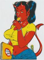 Hot Rod Coop Duivel STP Pin Up sticker, Verzenden, Nieuw, Overige typen