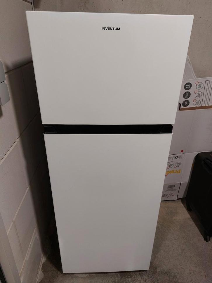 Inventum KV1431W Koel-Vriescombinatie - Goede staat, Witgoed en Apparatuur, Koelkasten en IJskasten, Gebruikt, Met vriesvak, 200 liter of meer