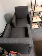 Twee fauteuils met wieltjes, Ophalen, Gebruikt, 75 tot 100 cm, 75 tot 100 cm