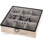 Theedoos Tea Break 9 vaks, Ophalen of Verzenden, Nieuw