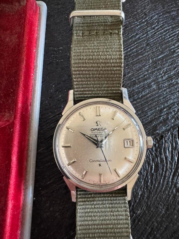 Omega Constellation in uitzonderlijke staat, Sieraden, Tassen en Uiterlijk, Horloges | Antiek, Omega, Staal, 1960 of later, Ophalen of Verzenden