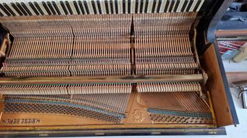 Antieke piano hoge kruissnaar Wilhelm Biese 1914 beschikbaar voor biedingen