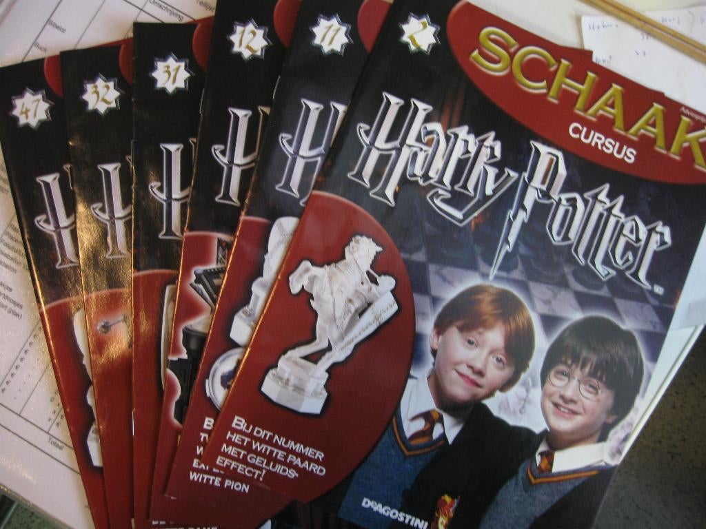 DeAGOSTINI Deel schaakcursus en stukken Harry Potter., Verzamelen, Harry Potter, Zo goed als nieuw, Spel, Ophalen of Verzenden