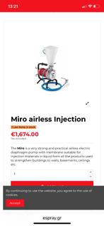 Latex spuit Larius Miro, Doe-het-zelf en Verbouw, Schildersmaterialen, Ophalen, Gebruikt, Verfspuit of Verfpomp