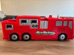 Micro machines grote brandweer auto opklapbaar, Kinderen en Baby's, Ophalen, Gebruikt