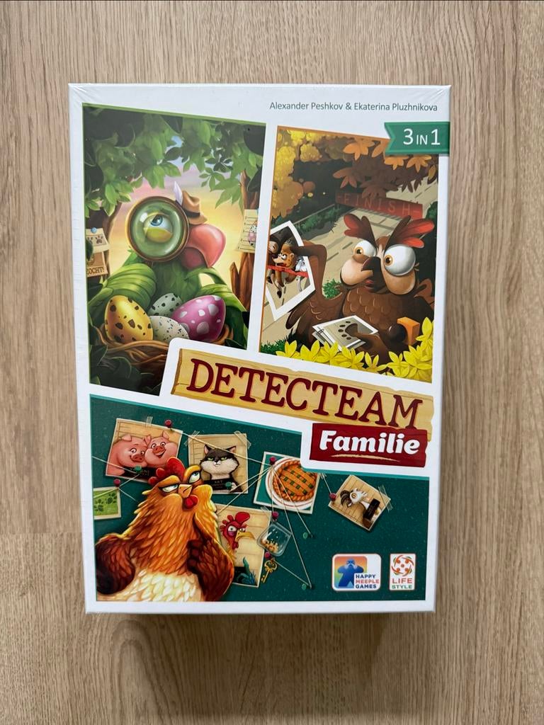 Detecteam Familie - Nieuw in doos, Hobby en Vrije tijd, Gezelschapsspellen | Bordspellen, Een of twee spelers, Ophalen of Verzenden