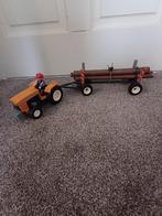 Playmobil tractor met houttransport (4209), Ophalen, Zo goed als nieuw, Complete set