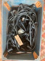 2x Prikkabel lichtsnoer met fittingen, Huis en Inrichting, Ophalen of Verzenden, Gebruikt, Kunststof, Minder dan 50 cm