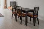 Dining set ikea ekedalen, Ophalen, Zo goed als nieuw, 4 tot 6 stoelen