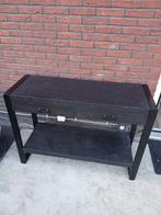 Sidetable van mangohout, Huis en Inrichting, Tafels | Sidetables, Ophalen, Gebruikt, 100 tot 150 cm, 25 tot 50 cm
