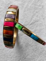 2 armbanden ingelegd met been, Sieraden, Tassen en Uiterlijk, Ophalen of Verzenden
