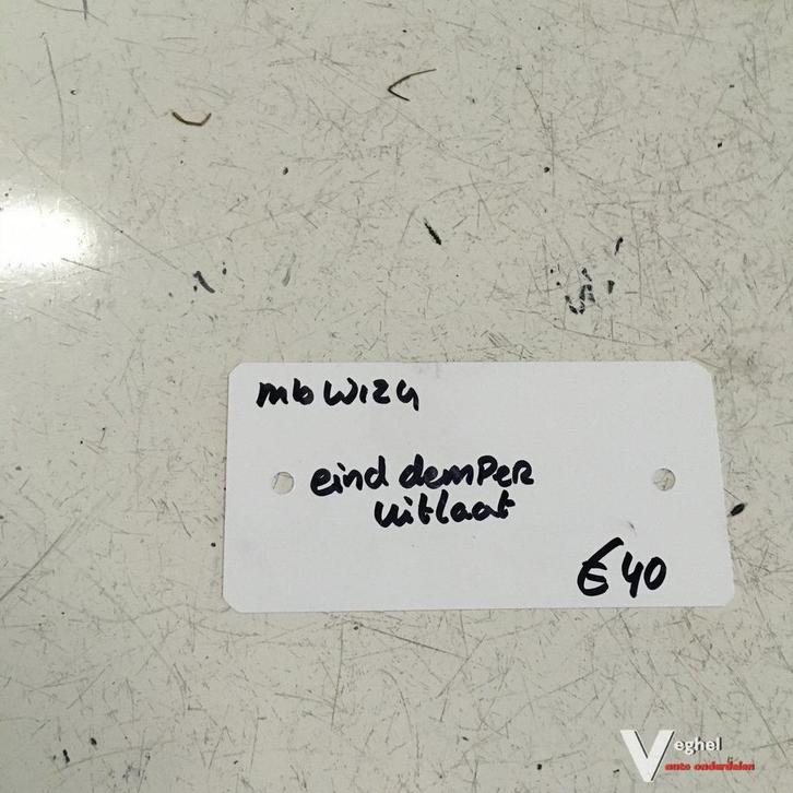 Mercedes w124 Einddemper, Auto-onderdelen, Uitlaatsystemen, Gebruikt, Ophalen