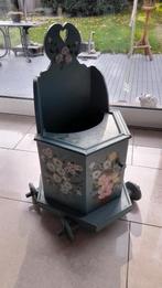 Antieke Folklore Hindeloopen kinderstoel mooi schilderwerk, Ophalen