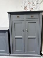 Grijze kast en commode, Ophalen, Gebruikt, Kast, 50 tot 70 cm