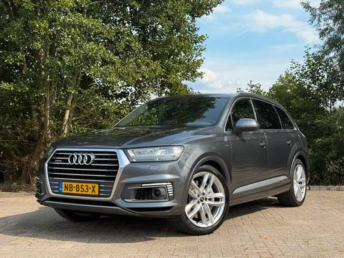 Audi Q7 3.0 TDI 374pk E-tron Quattro Tiptronic 2016 Grijs, Auto's, Audi, Particulier, Q7, 4x4, ABS, Achteruitrijcamera, Adaptieve lichten