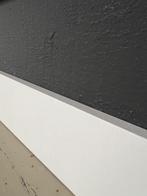 Op voorraad witte/zwarte MDF plinten 7/9/12 cm hoog, Doe-het-zelf en Verbouw, Plinten en Afwerking, Ophalen, Nieuw, Mdf, /