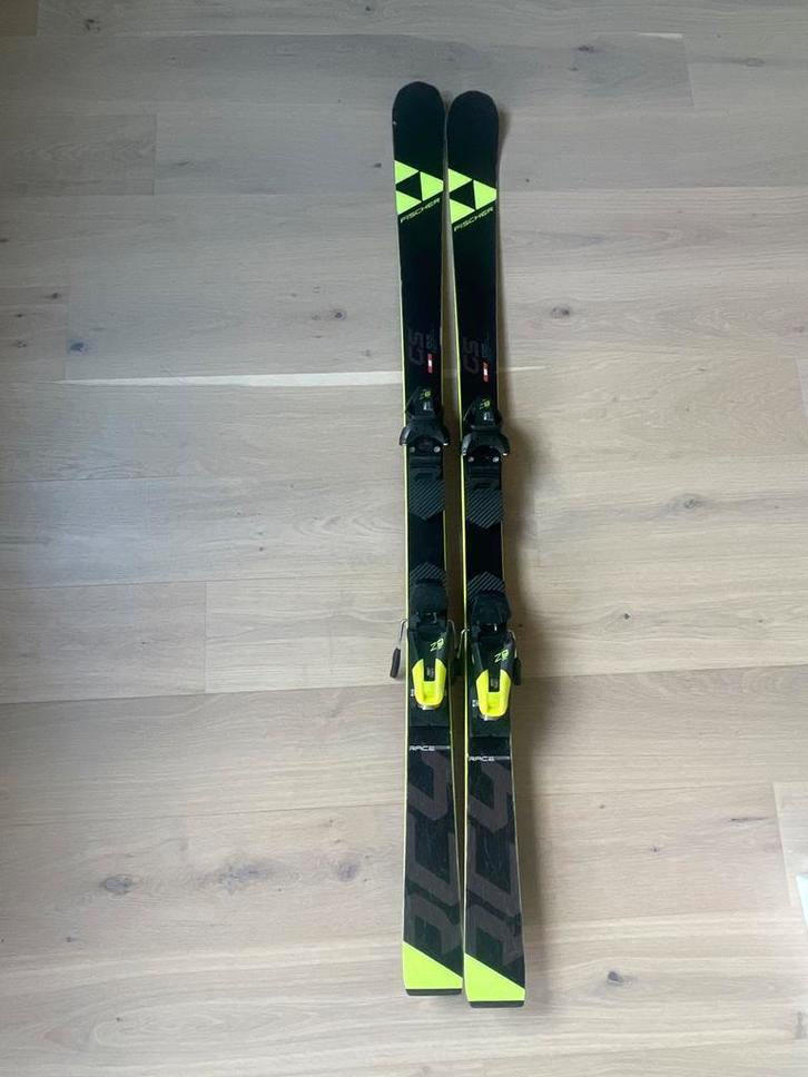 Fischer RC4 Worldcup SL Jr. ski's 155cm, Sport en Fitness, Skiën en Langlaufen, Gebruikt, Ski's, Skiën, Fischer, Carve, 140 tot 160 cm