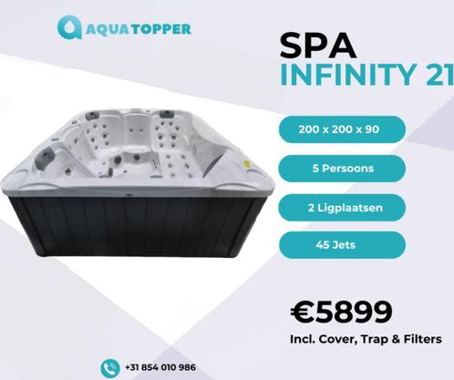 AquaLife Spa (jacuzzi) - Infinity 21 200x200cm 5p (Balboa), Tuin en Terras, Zwembad-toebehoren, Nieuw, Ophalen