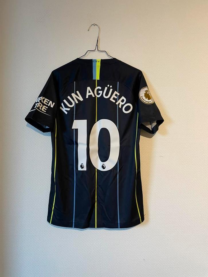 Aguero, Manchester City (2018-2019), Verzamelen, Sportartikelen en Voetbal, Zo goed als nieuw, Shirt, Buitenlandse clubs, Ophalen of Verzenden