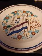 Wandbord 5 aug 1939 ., Ophalen of Verzenden, Nieuw, Nederland, Servies