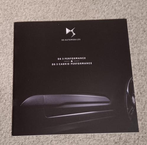 DS3 Performance brochure, 2016, Boeken, Auto's | Folders en Tijdschriften, Nieuw, Overige merken, Verzenden