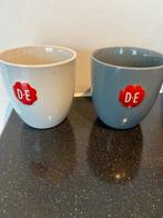 Douwe Egberts Cappuccino Mokken Set, Gebruikt, Keramiek, Ophalen of Verzenden, Effen