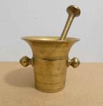 Brons - vijzel met stamper [1108], Antiek en Kunst, Antiek | Koper en Brons, Ophalen