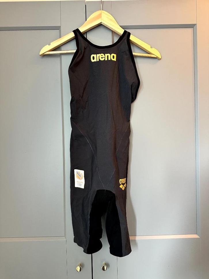 Arena Carbon Pro (TeamNL) USA/UK 26 - D30, Kleding | Dames, Badmode en Zwemkleding, Zo goed als nieuw, Badpak, Zwart, Ophalen of Verzenden