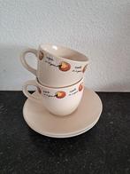 Jet ter Steege kop en schotels en kom, Ophalen of Verzenden, Zo goed als nieuw, Overige stijlen, Kop(pen) en/of Schotel(s)