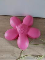 Roze bloemenlamp wandlamp schemerlamp ikea kinderkamer, Ophalen of Verzenden, Zo goed als nieuw, Kunststof