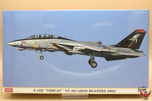 ROWASP | Hasegawa 1/72 F-14D Tomcat VF-101 Grim Reapers 2002, Hobby en Vrije tijd, Modelbouw | Vliegtuigen en Helikopters, Nieuw