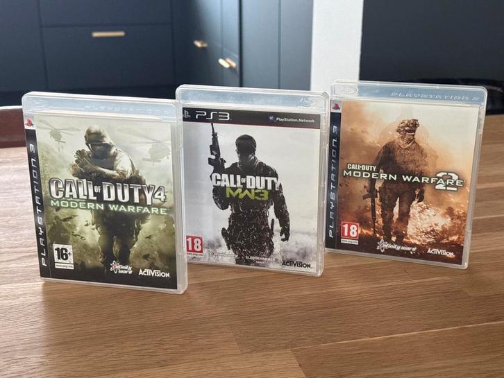 Call of Duty Modern Warfare 2, 3 & 4 (PS3), Spelcomputers en Games, Games | Sony PlayStation 3, Gebruikt, Shooter, 1 speler, Vanaf 18 jaar