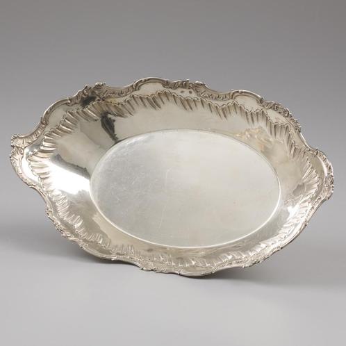 Art-nouveau zilveren broodmand, delheid fréres, Brussel 1900, Antiek en Kunst, Antiek | Goud en Zilver, Zilver, Ophalen of Verzenden