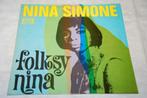 Nina Simone – Folksy Nina LP Vinyl, Cd's en Dvd's, Vinyl | Jazz en Blues, 1960 tot 1980, Jazz, Gebruikt, Ophalen of Verzenden