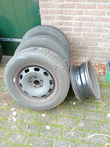 4x stalen velgen 15 inch steekmaat 5x100 beschikbaar voor biedingen
