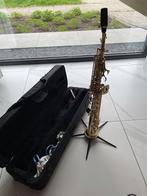 sopraan saxofoon, Muziek en Instrumenten, Blaasinstrumenten | Saxofoons, Ophalen, Gebruikt, Sopraan, Met koffer