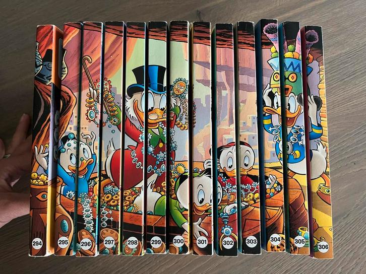Donald Duck Pockets, complete rugtekening 294-306, Boeken, Stripboeken, Gelezen, Meerdere stripboeken, Ophalen of Verzenden