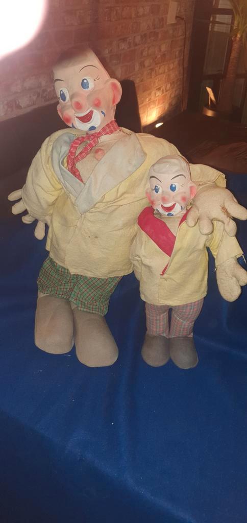 Oude Clowns Poppen - Vintage Set, Antiek en Kunst, Antiek | Speelgoed, Ophalen of Verzenden