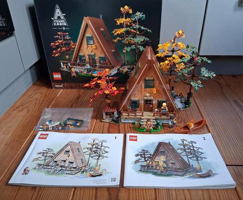 Lego ideas A-frame boshut 21338 complete set met doos alles, Kinderen en Baby's, Speelgoed | Duplo en Lego, Zo goed als nieuw