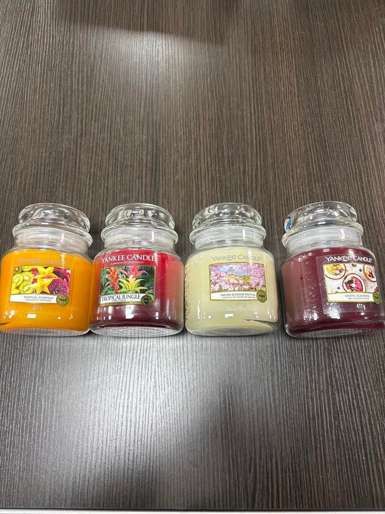 Nieuwe Yankee Candle Medium Kaars - 411g, Overige materialen, Wit, Nieuw, Ophalen of Verzenden