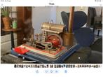 Vintage Stoommachine Model, Hobby en Vrije tijd, Modelbouw | Auto's en Voertuigen, Overige merken, Gebruikt, Ophalen of Verzenden