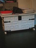 Antieke witte dekenkist, Ophalen of Verzenden