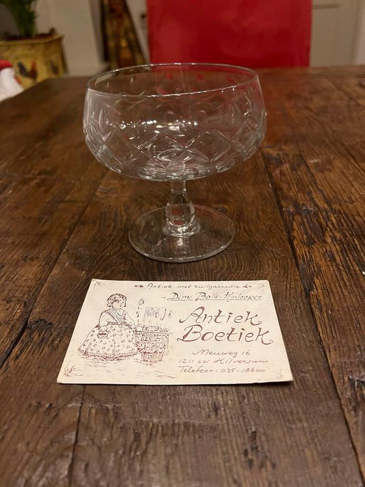 Bowlglas / Dessertglas, Antiek en Kunst, Antiek | Glas en Kristal, Ophalen of Verzenden