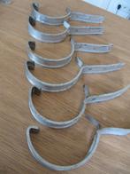 Zinken gootbeugels 100m-3 en verbindingsstukken 100mm-2, Gebruikt, Ophalen of Verzenden, Zink, Minder dan 2 meter