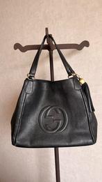 Gucci Soho leren schoudertas – zwart (vintage, Ophalen of Verzenden, Gebruikt, Zwart, Schoudertasje