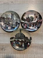 Wandborden, set van 3 "Marktpleinen van Holland", Mosa, Ophalen