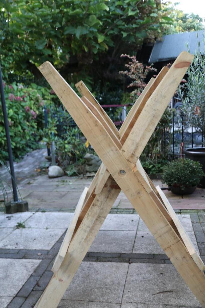 Degelijke inklapbare Zaagbok, Tuin en Terras, Haardhout, Minder dan 3 m³, Ophalen
